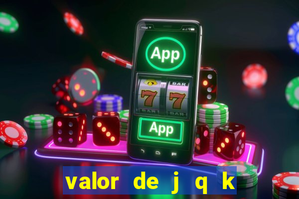 valor de j q k en blackjack